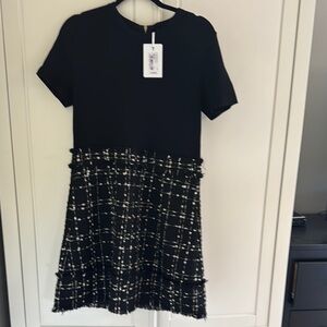 Stylish Black and White Dress